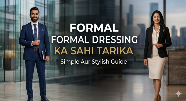 Formal Dressing Ka Sahi Tarika – Simple Aur Stylish Guide